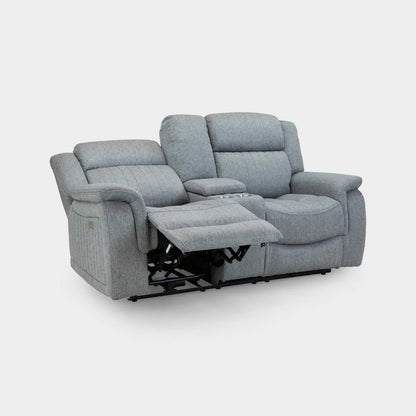 Linden Recliner Sofa Grey 2 Seater Darnall Furniture