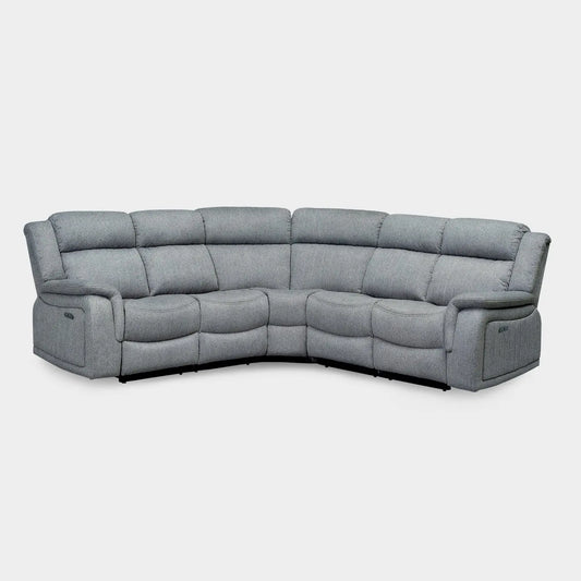 Linden Recliner Sofa Grey Large Corner Darnall Furniture